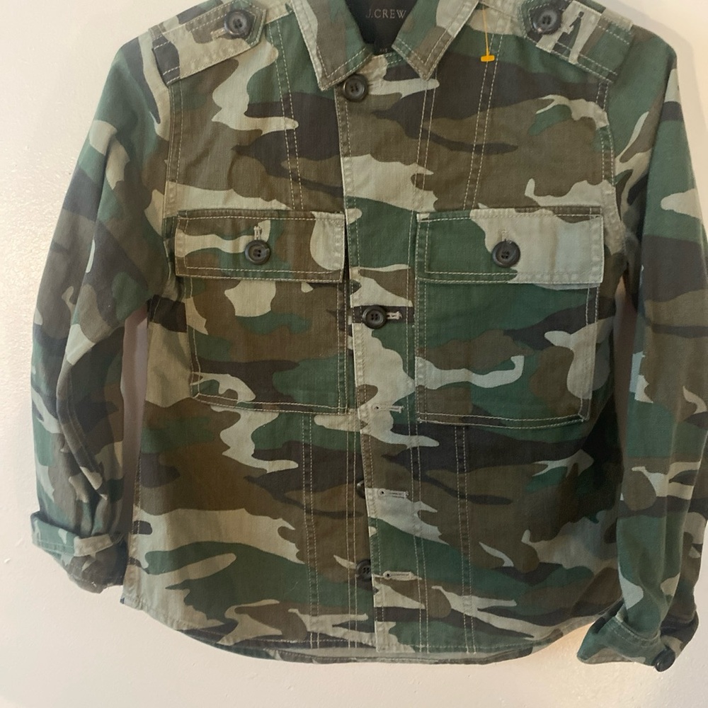 J Crew XXS camouflage top